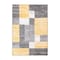 World Rug Gallery Modern Geometric Boxes Yellow/Gray/Ivory Area Rug 7'10''x10' 2072YELLOW8X10 - alternate 7
